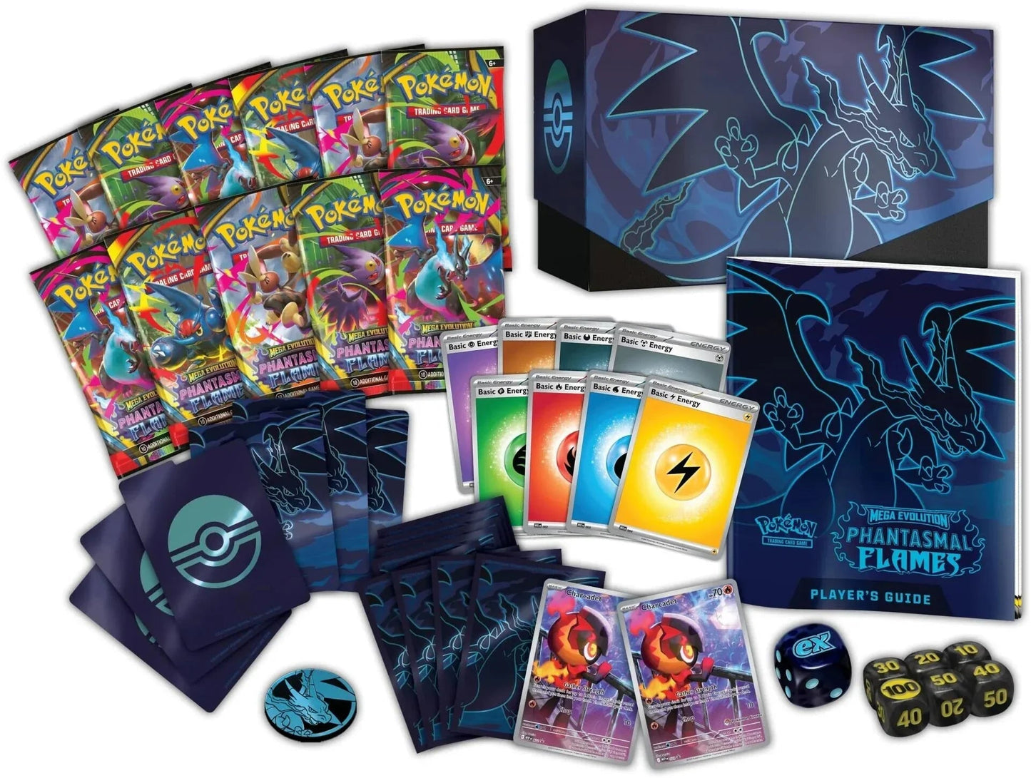 Mega Evolution: Phantasmal Flames - Pokemon Center Elite Trainer Box (Exclusive) - Shop at mousebows