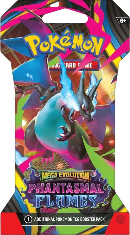 Mega Evolution: Phantasmal Flames - Sleeved Booster Pack - Shop at mousebows