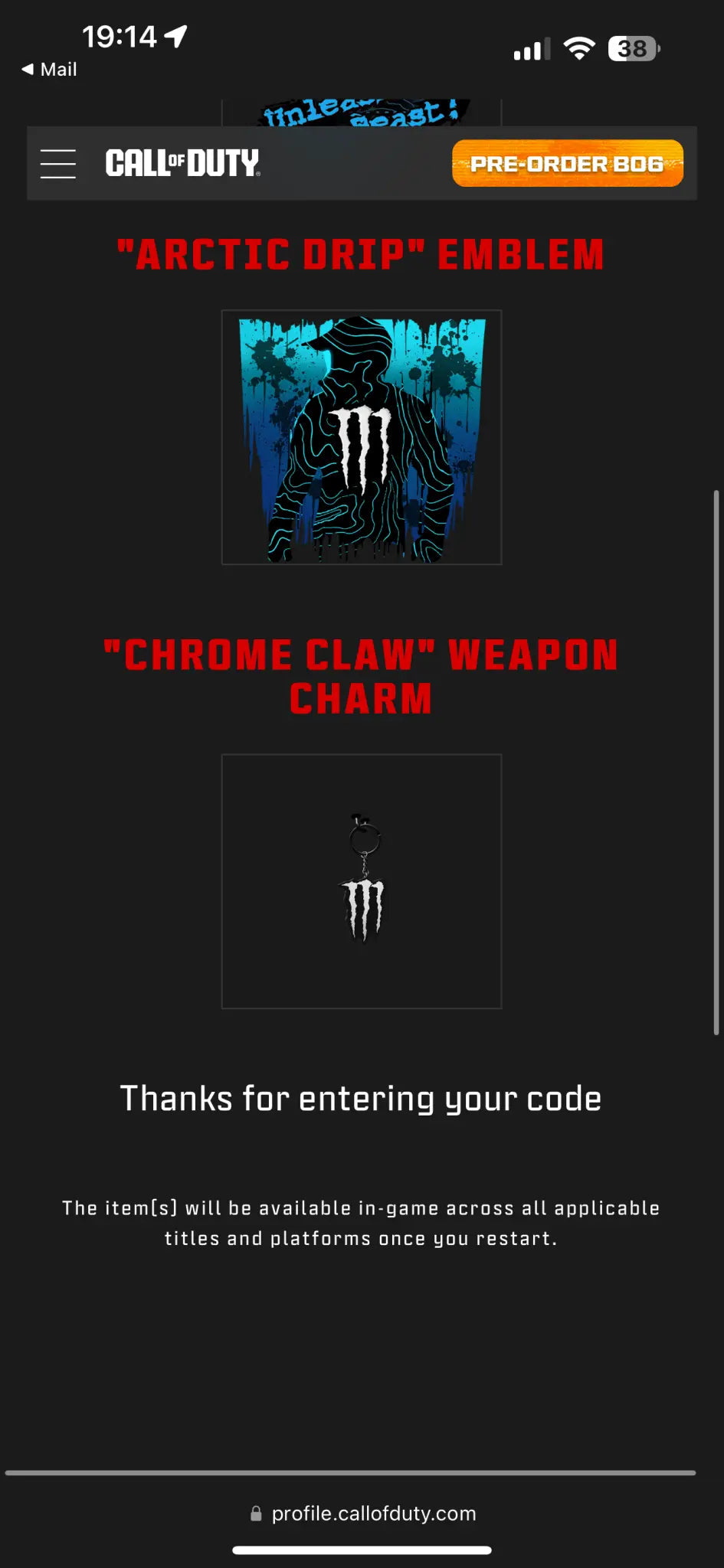 Monster Energy | Call of Duty Modern Warfare 3 | New Rewards Bundle