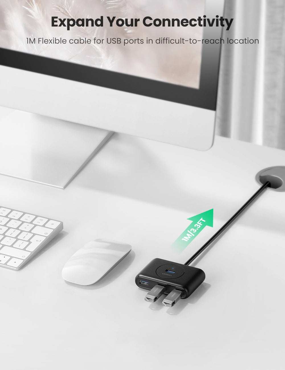 mousebows 4-in-1 USB 3.0 Data Hub