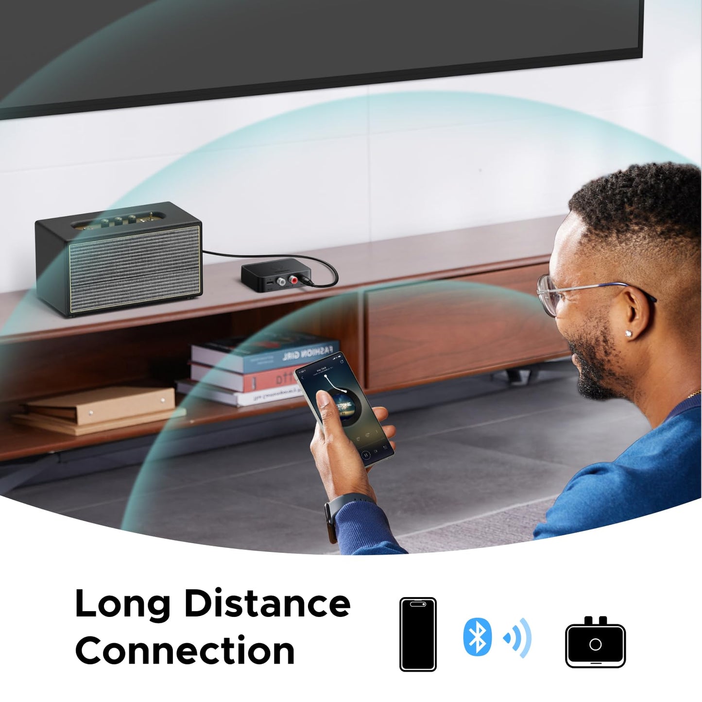 mousebows Bluetooth 60 Audio Receiver with LDAC