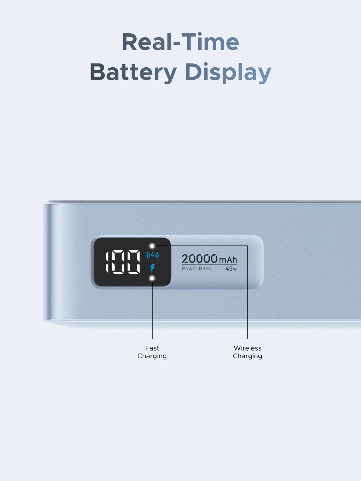 mousebows MagFlow Magnetic Wireless Power Bank 20000mAh Qi 25W