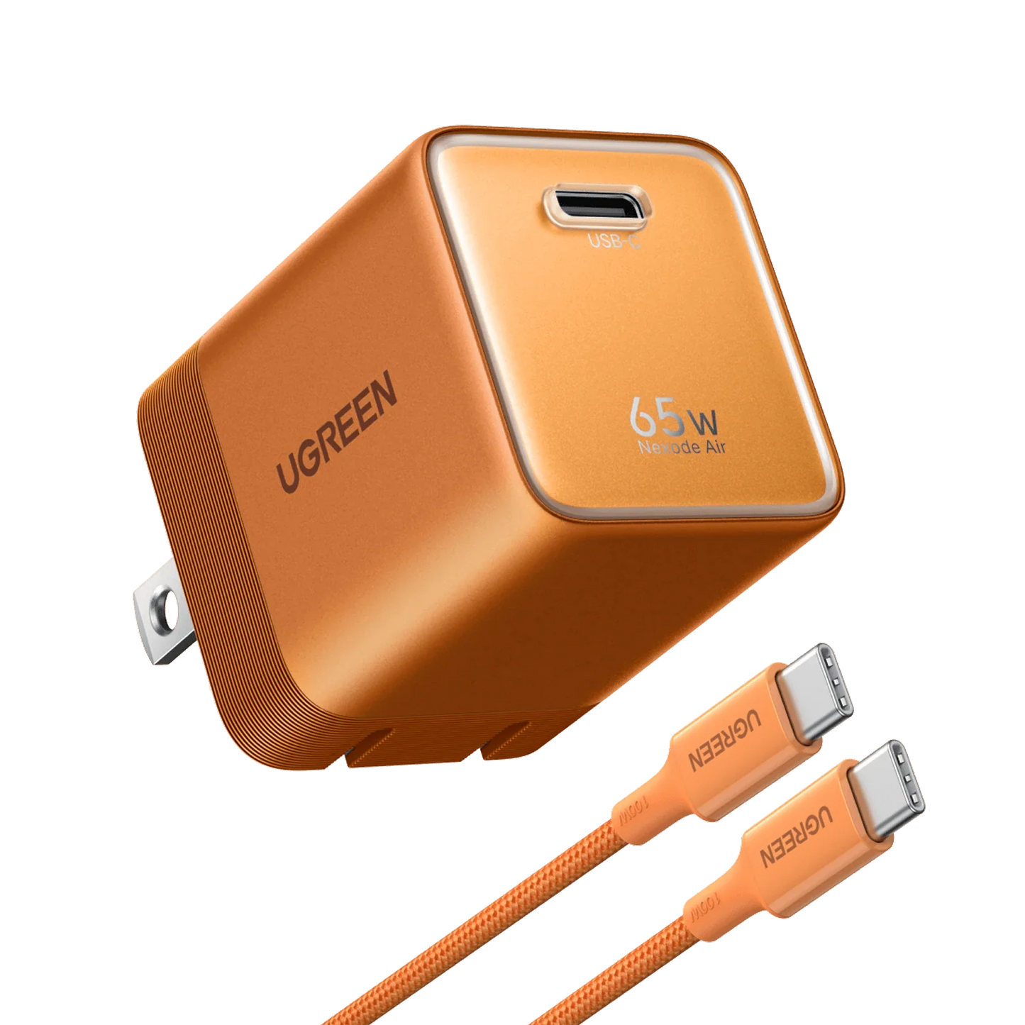 mousebows Nexode Air USB-C Charger (65W, GaN, Foldable Plug)