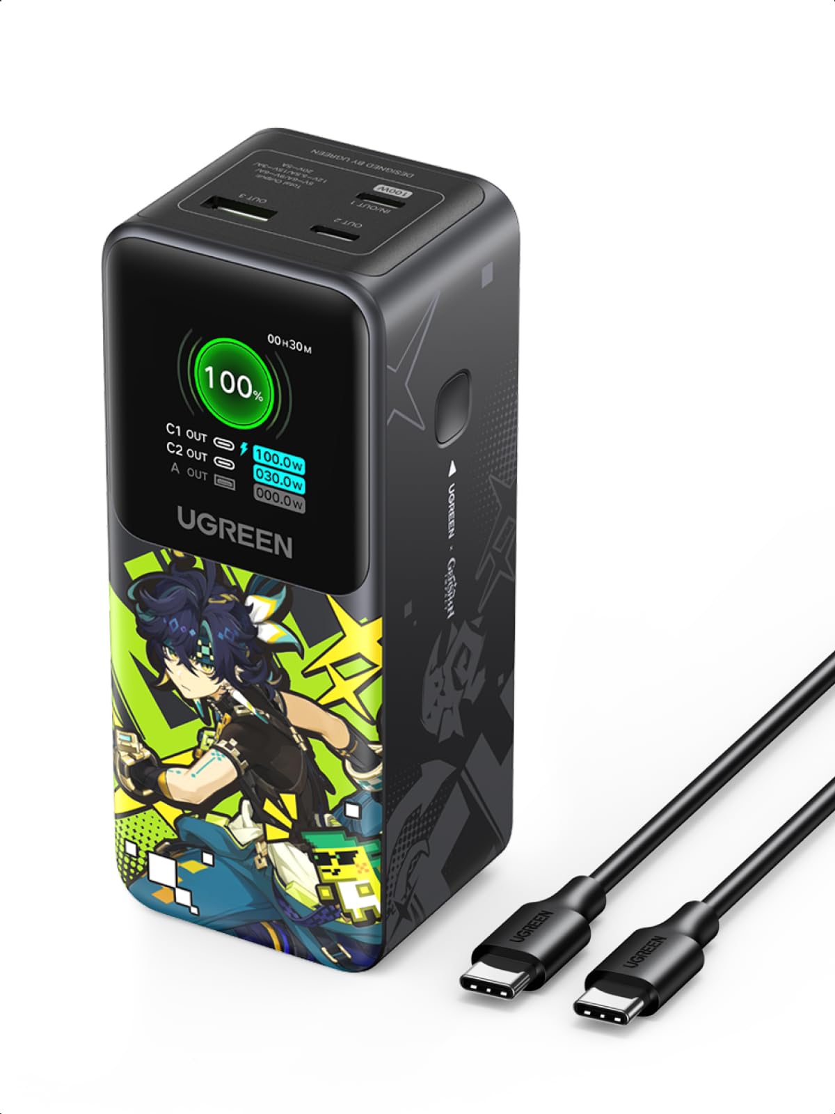 mousebows Nexode Powerbank Genshin Impact Edition