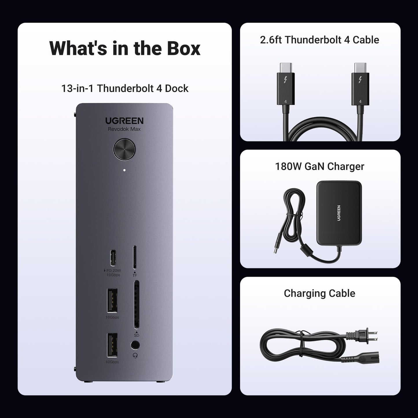 mousebows Revodok Max 13-in-1 Thunderbolt 4 Docking Station