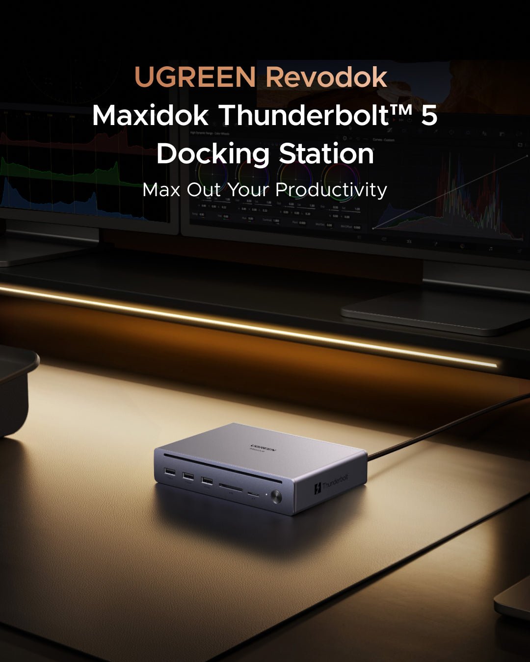 mousebows Revodok Maxidok 10-in-1 Thunderbolt™ 5 Docking Station