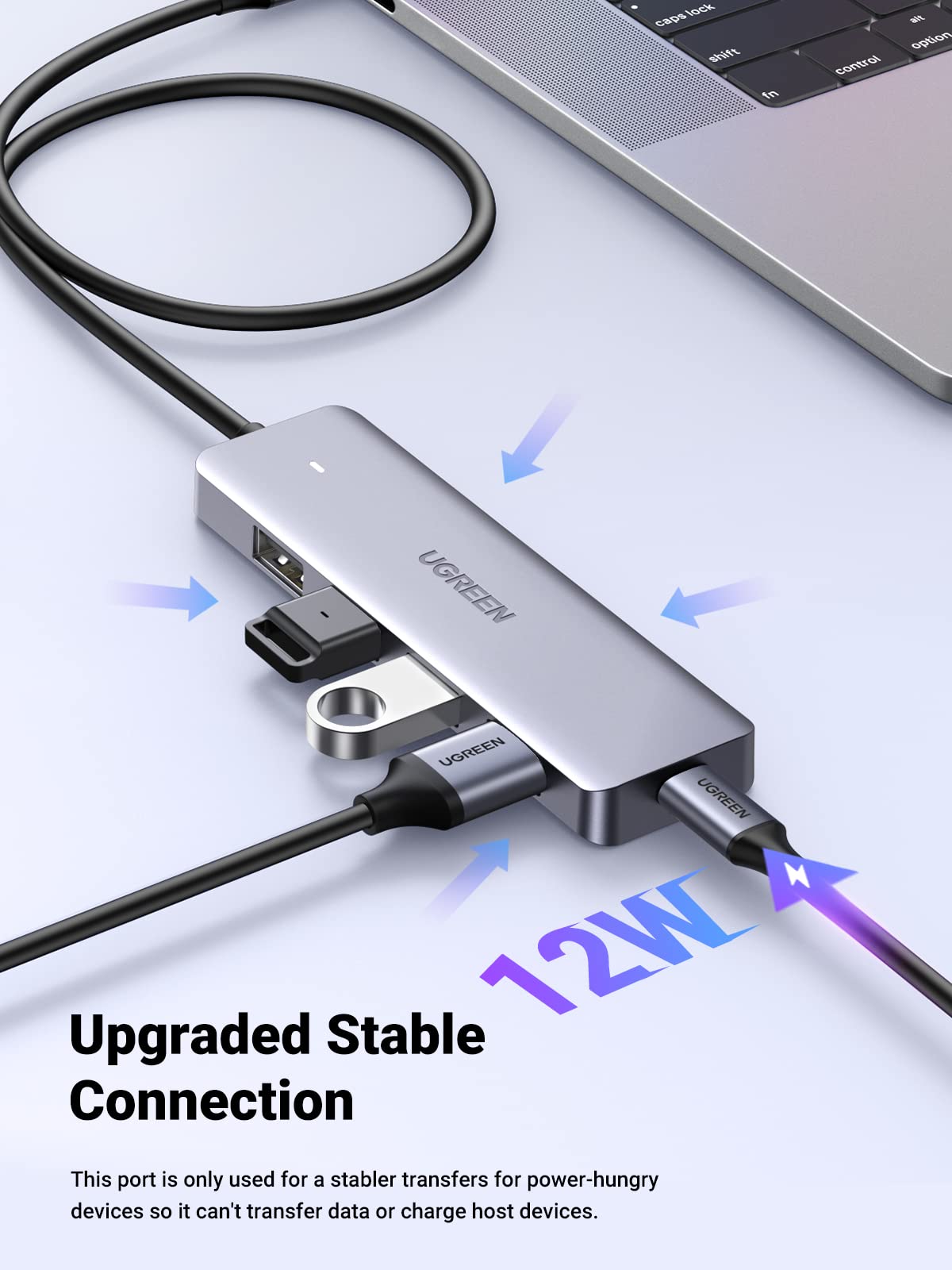 mousebows USB C Hub 4 Ports, USB C to USB Hub