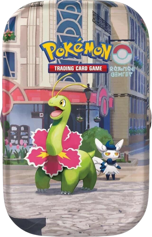 Lumiose City Mini Tin (Meganium & Meowstic) - Shop at mousebows