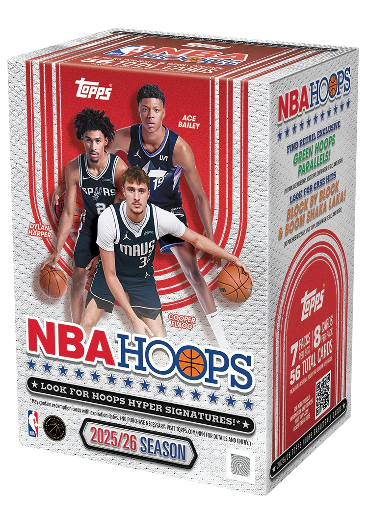 2025/26 Topps NBA Hoops - Value Box - Shop at mousebows