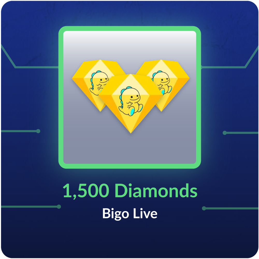 1,500 Diamonds - Bigo Live