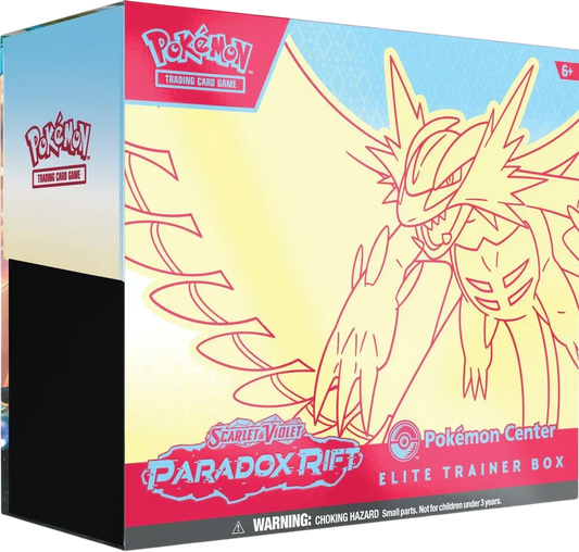 Scarlet & Violet: Paradox Rift - Elite Trainer Box (Roaring Moon) (Pokemon Center Exclusive) - Shop at mousebows