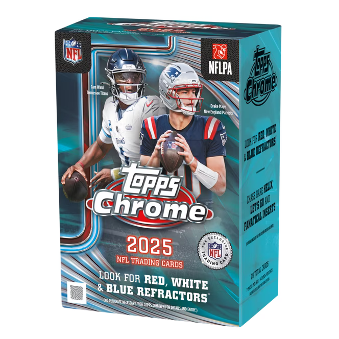 2025 Topps Chrome Football - Value Box - Shop at mousebows