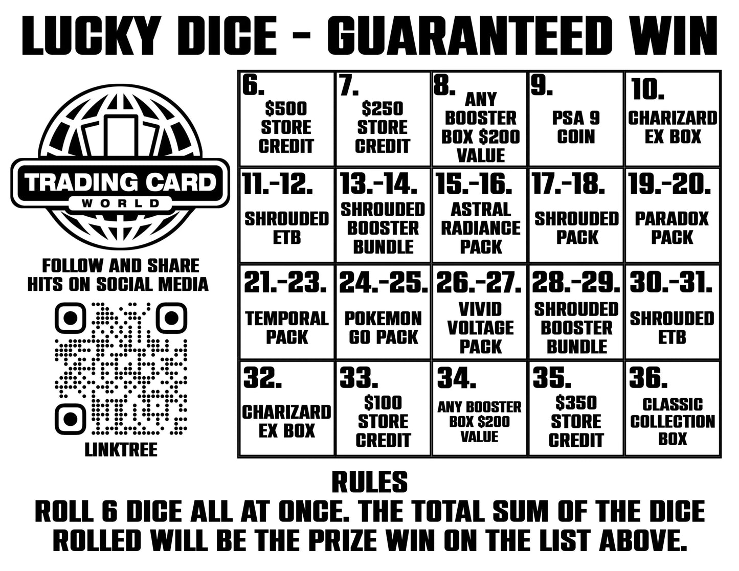 Dice Roll - Shop at mousebows