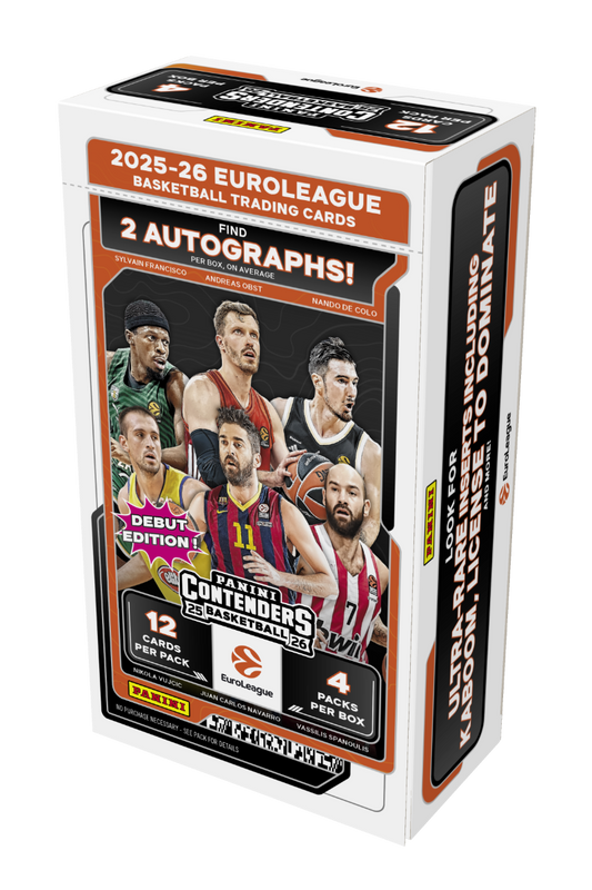 2025-26 Panini Contenders EuroLeague - Hobby Box - Shop at mousebows