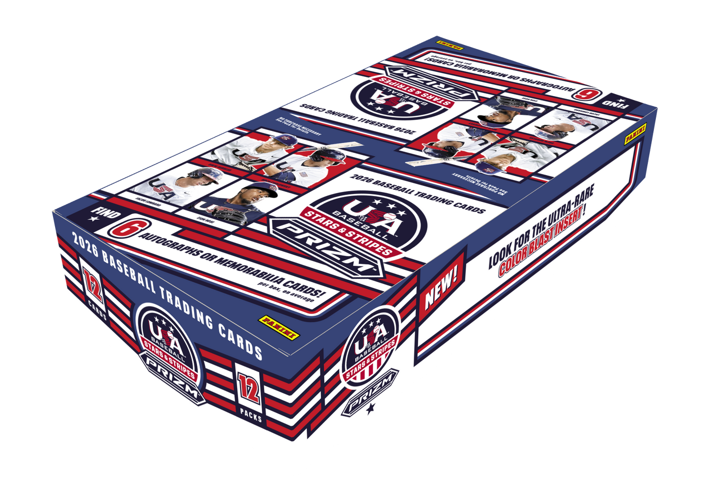 2026 Panini Prizm USA Stars & Stripes Baseball - Hobby Box - Shop at mousebows