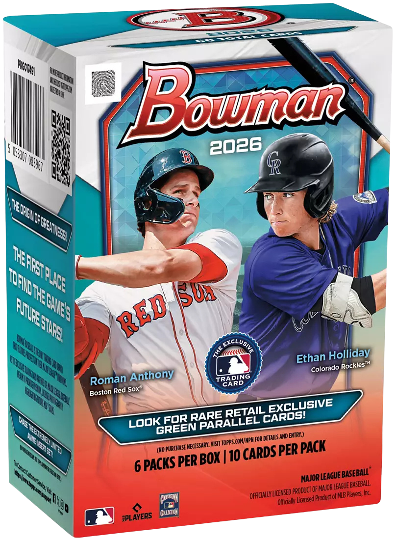 2026 Bowman Baseball - Value Box - Shop at mousebows