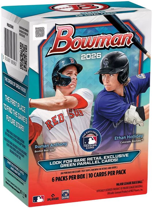 2026 Bowman Baseball - Value Box - Shop at mousebows