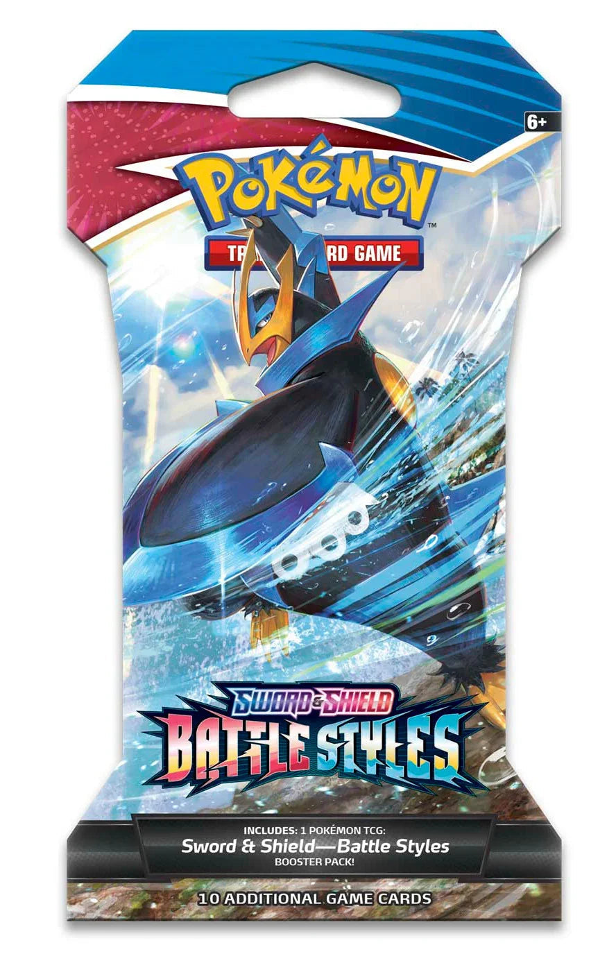 Sword & Shield: Battle Styles - Sleeved Booster Pack (Rapid Strike Empoleon V) - Shop at mousebows