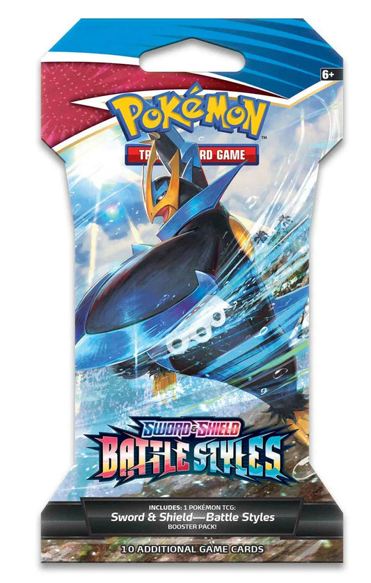 Sword & Shield: Battle Styles - Sleeved Booster Pack (Rapid Strike Empoleon V) - Shop at mousebows