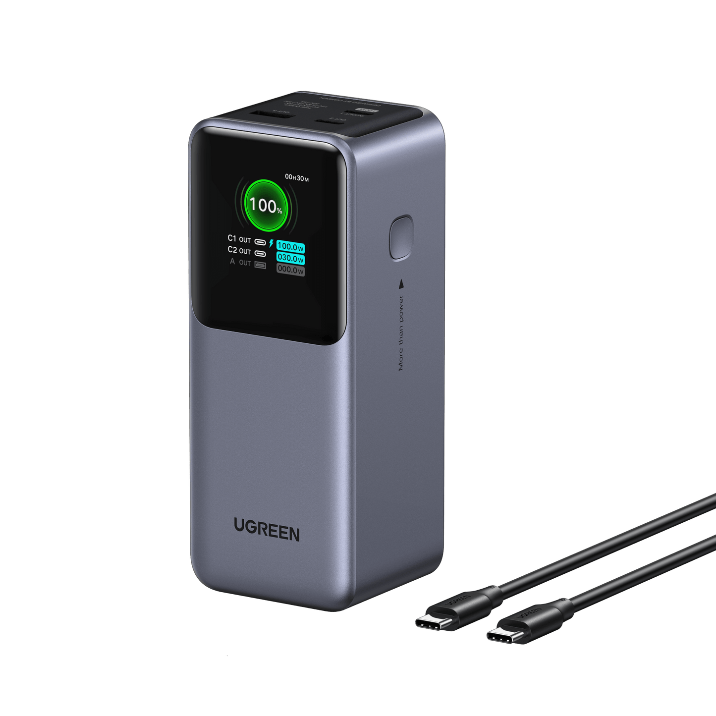 mousebows Nexode Power Bank 20000mAh 130W with Smart Digital Display