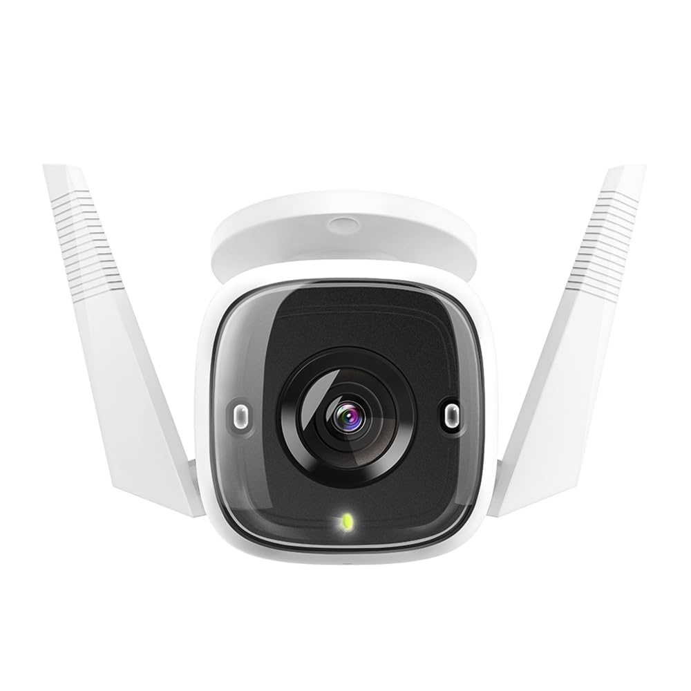Tapo 2K Outdoor Security Camera, Motion Detection, IP66 Weatherproof, Built-in Siren, 2-way Audio, 3MP, Night Vision, Cloud &SD Card Storage, Works with Alexa & Google Home, (Tapo C310P2) Pack of 2