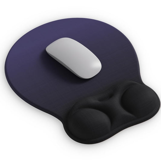 Ergonomic Mouse Pad with Wrist Rest Support&Gel Cushion for Desk; Cute Computer Decor Accessories for Women. Small Mousepad Mat Laptop Pads for Office&Home. Ergo Supplies & Aesthetic (03Deep Violet)