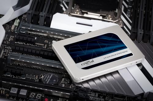 Crucial MX500 1 TB CT1000MX500SSD1(Z)-Up to 560 MB/s (3D NAND, SATA, 2.5 Inch, Internal SSD), Grey