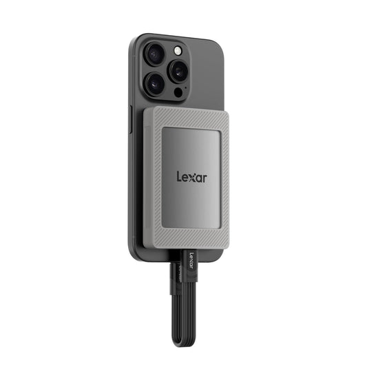 Lexar ES4 Portable SSD with Magnetic Set 1TB, External SSD USB 3.2 Gen 2 up to 1050MB/s Read and 1000MB/s Write compatible with iPhone 15/16, PC & Mac, Type-C Laptops, Tablets, PS5, PS4