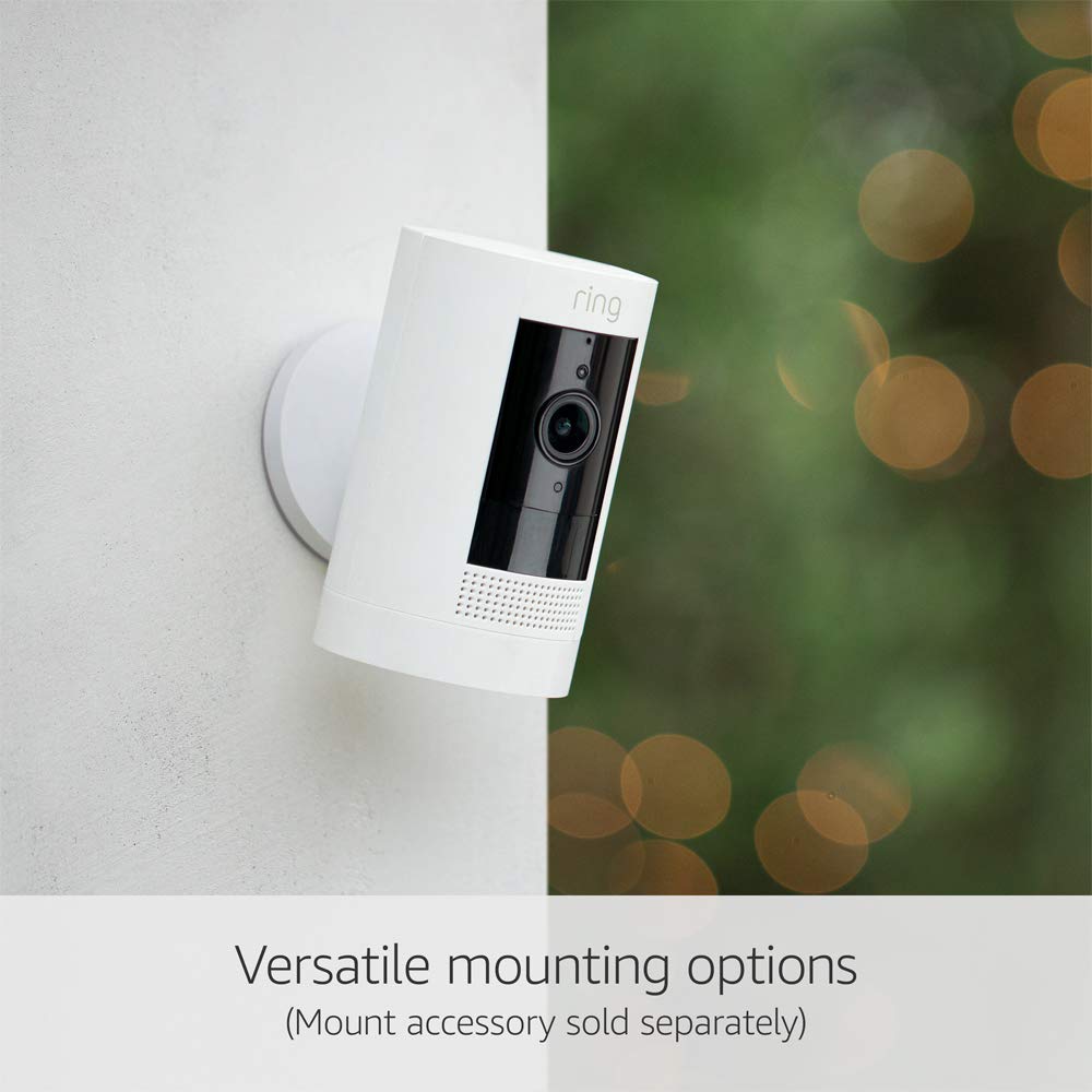 Ring Outdoor Camera Battery (Stick Up Cam) | HD wireless outdoor Security Camera 1080p Video, Two-Way Talk, Wifi, Works with Alexa | alternative to CCTV system | 30-day free trial of Ring Home