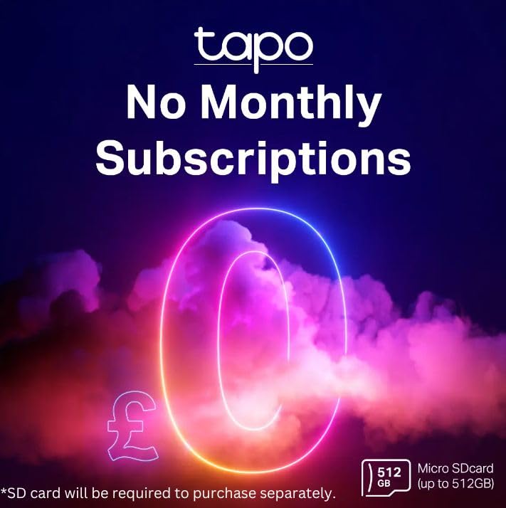 Tapo 2K 3MP Pan/Tilt Smart Security Camera Outdoor Wireless, CCTV Camera, 360° Vision and Motion Tracking, Customizable Sound and Light Alarm, Two-Way Audio, IP65 Weatherproof (TC41) No Monthly Fee