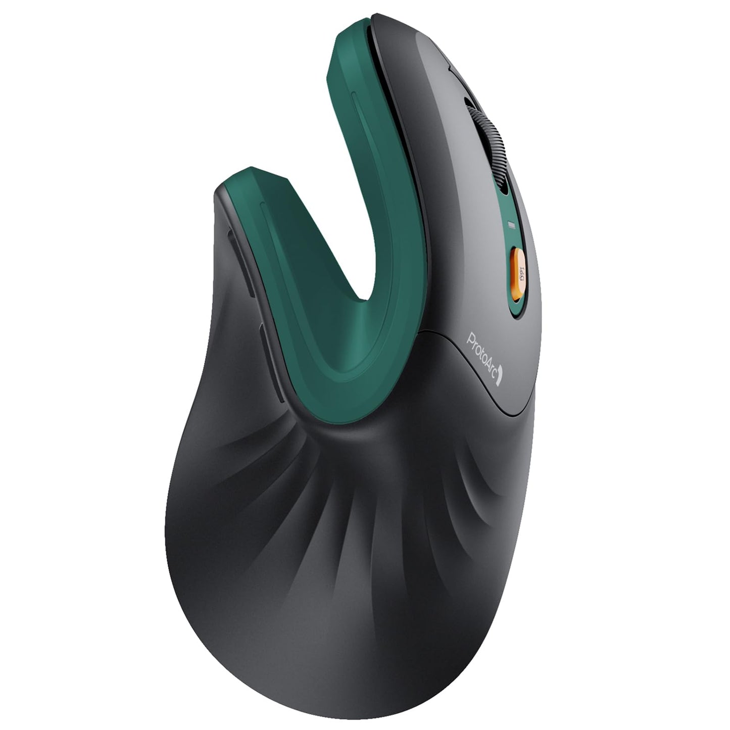 ProtoArc Ergonomic Mouse, EM11 NL Bluetooth Rechargeable Wireless Vertical Mouse, 3 Multi-Device Connectivity for Computer/PC/Laptop, 2.4GHz USB-A Optical Mice for Windows, Mac OS, Green