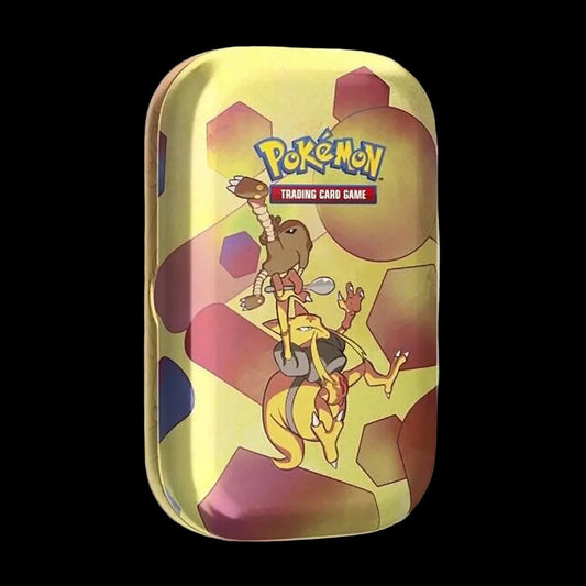 Scarlet & Violet: 151 - Mini Tin (Hitmonlee & Kadabra) - Shop at mousebows
