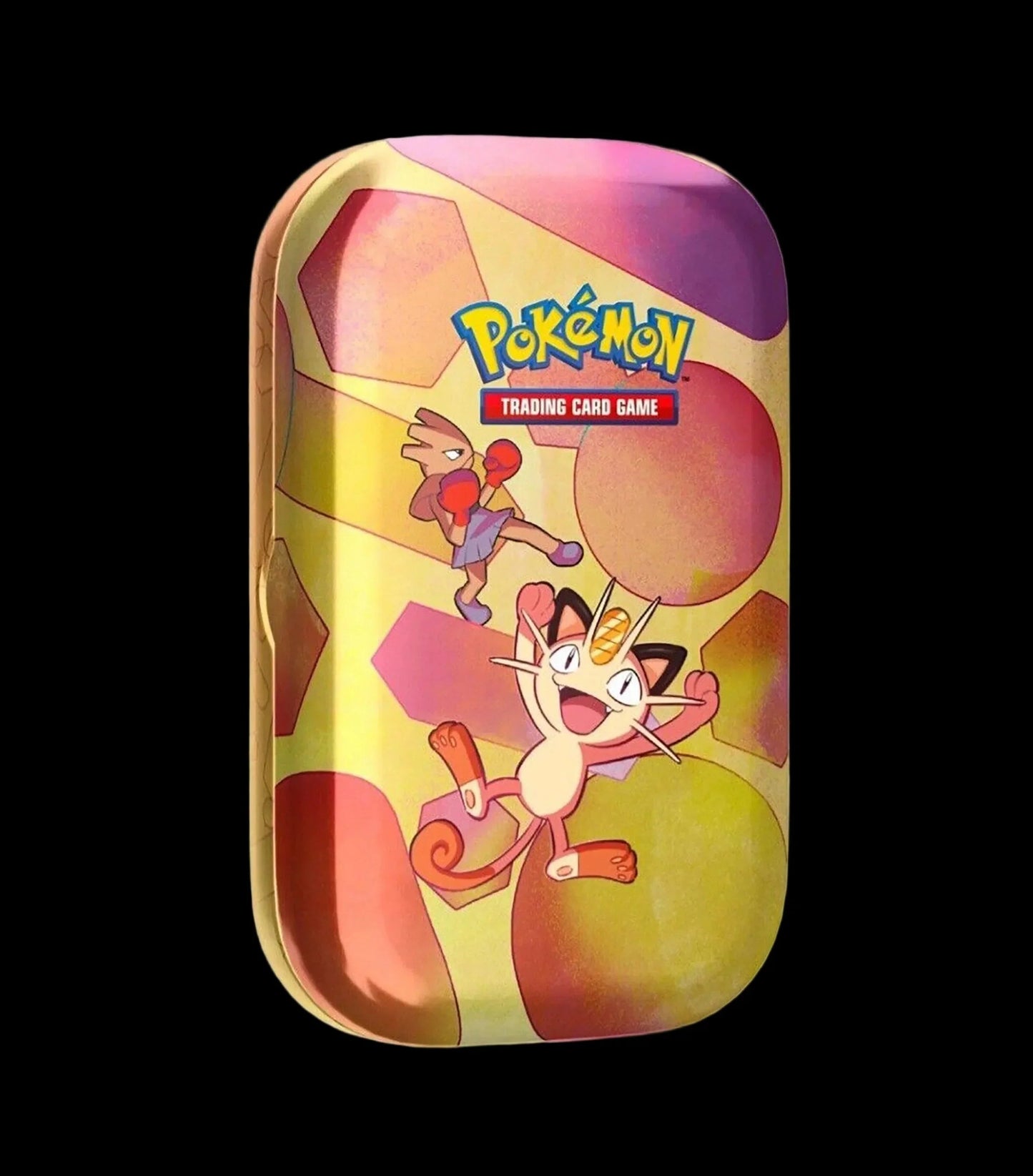 Scarlet & Violet: 151 - Mini Tin (Hitmonchan & Meowth) - Shop at mousebows