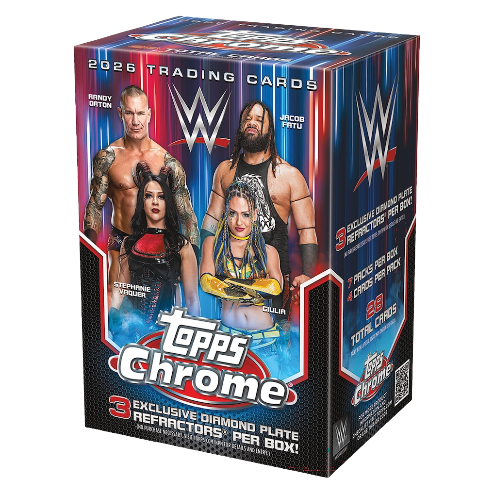 2026 Topps Chrome WWE Wrestling - Value Box - Shop at mousebows