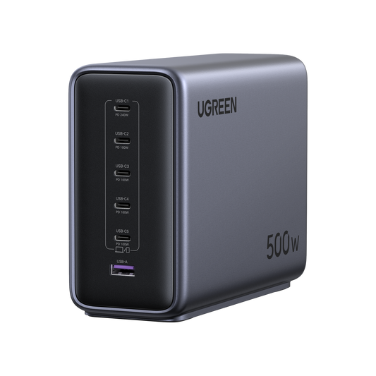 mousebows Nexode 500W 6-Port Desktop Charger