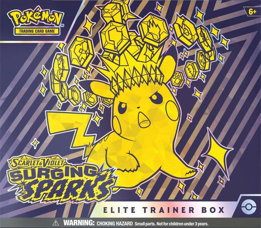 Scarlet & Violet: Surging Sparks - Elite Trainer Box - Shop at mousebows