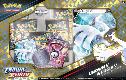 Sword & Shield: Crown Zenith - Special Collection (Unown V & Lugia V) - Shop at mousebows