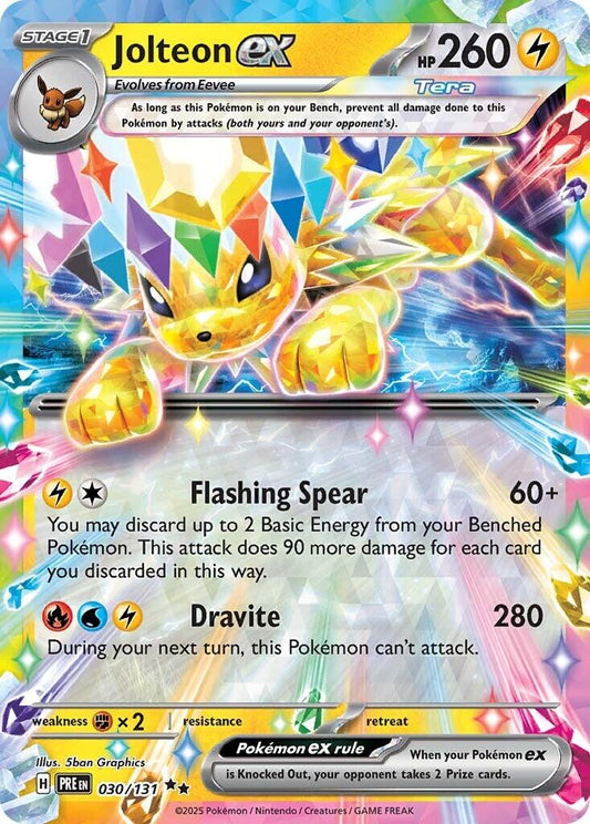 Jolteon ex (030/131) [Scarlet & Violet: Prismatic Evolutions] - Shop at mousebows