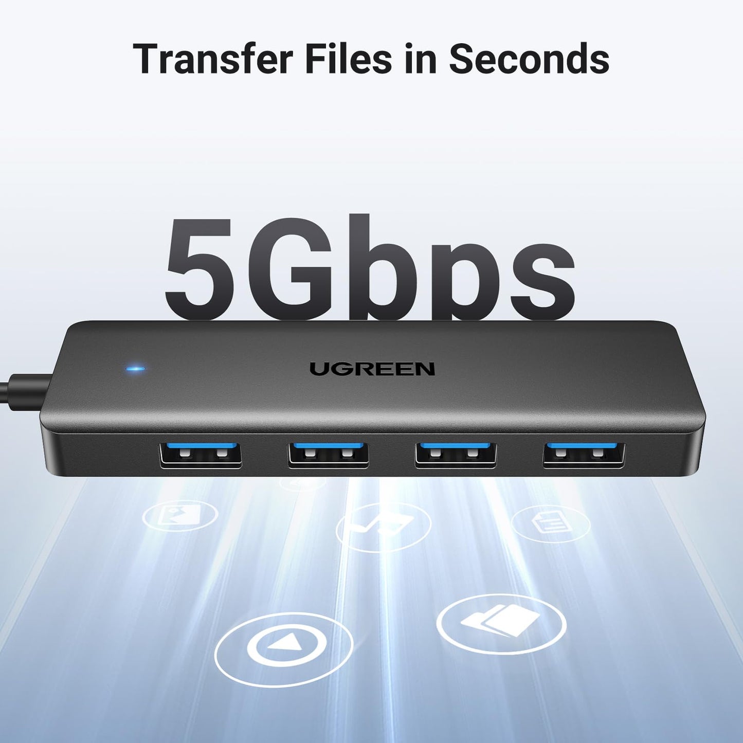 mousebows 4-Port USB 3.0 Hub