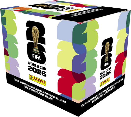 2026 Panini FIFA World Cup Sticker Collection Box (50 Packs) - Shop at mousebows