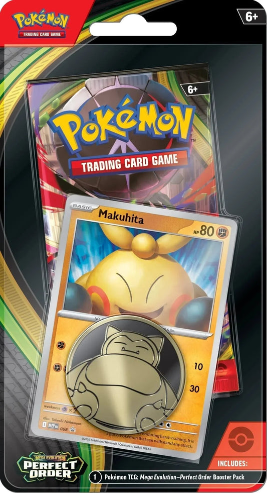 Mega Evolution: Perfect Order - Single Pack Blister (Makuhita) - Shop at mousebows
