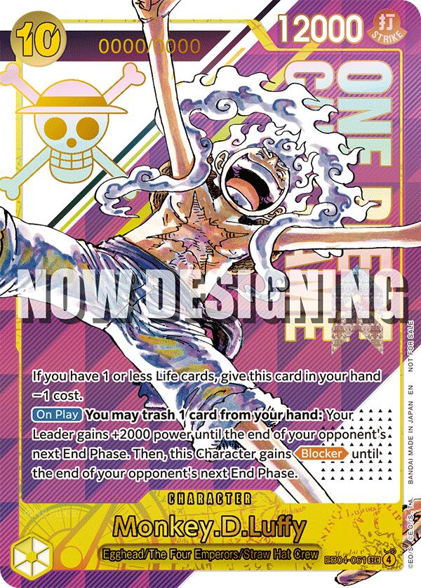 Monkey.D.Luffy (EB04-061) (Serial Numbered) [One Piece Promotion Cards] - Shop at mousebows