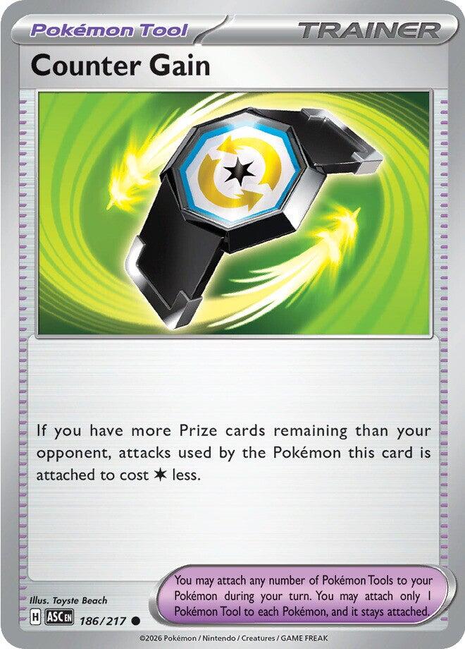 Counter Gain (186/217) (Reverse Holo) [Mega Evolution: Ascended Heroes] - Shop at mousebows