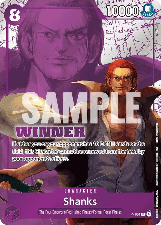 Shanks (Winner Pack 2026 Vol. 2) [One Piece Promotion Cards] - Shop at mousebows