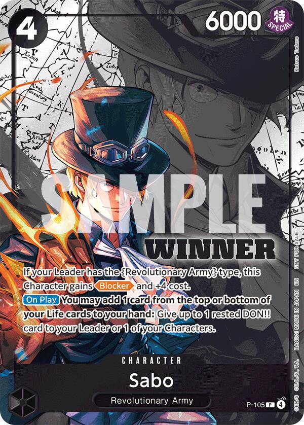 Sabo (Winner Pack 2026 Vol. 2) [One Piece Promotion Cards] - Shop at mousebows