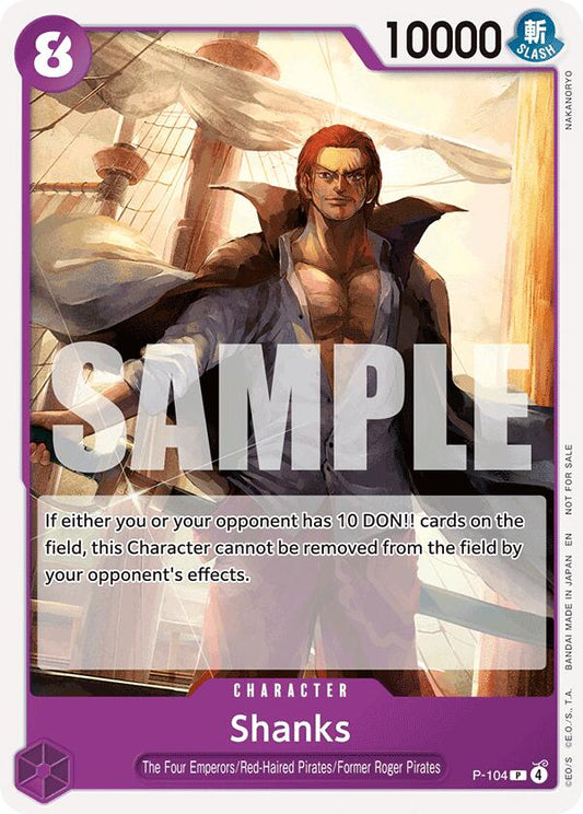 Shanks (Tournament Pack 2026 Vol. 2) [One Piece Promotion Cards] - Shop at mousebows