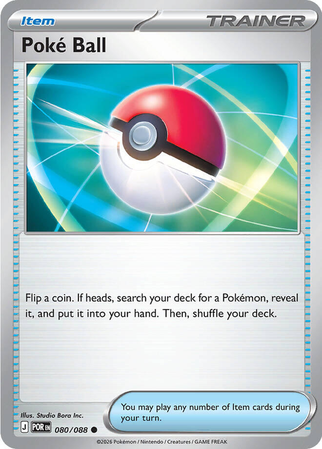 Poke Ball (080/088) [Mega Evolution: Perfect Order] - Shop at mousebows
