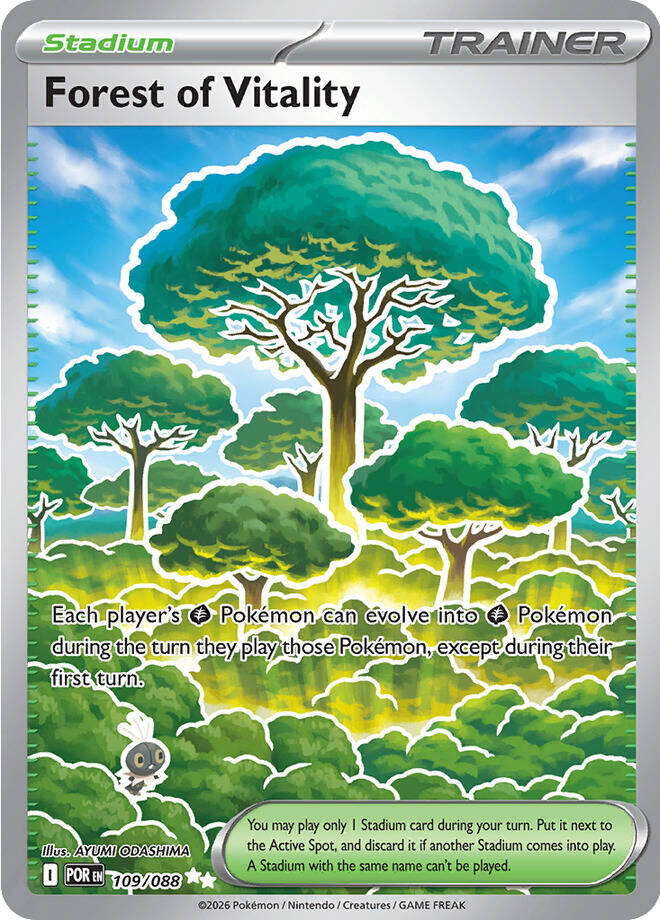 Forest of Vitality (109/088) [Mega Evolution: Perfect Order] - Shop at mousebows