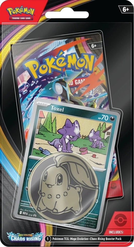 Mega Evolution: Chaos Rising Single Pack Blister (Toxel) - Shop at mousebows