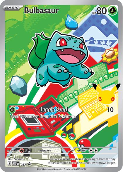 Bulbasaur (037) [Mega Evolution Promo] - Shop at mousebows